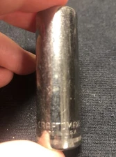 Vintage Craftsman 12mm Deep Socket 6 Pt 1/4" Drive No. -G- 44409 USA 🇺🇸 Nice