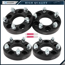 4 Pcs 1" 5x4.5 to 5x4.75 Wheel Adapters 1/2"x20 For Ford to Chevy 5 Lug Wheels