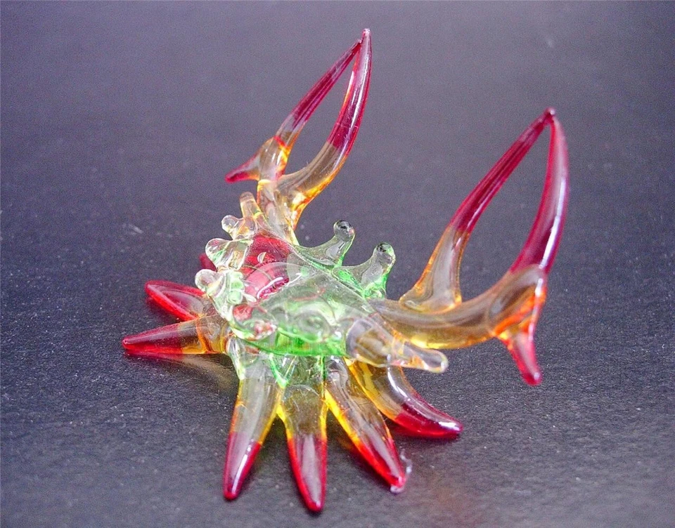 Multicoloured Glass CRAB Sea Life Handmade Decorative Art Glass Ornament Figure - Image 4 of 4