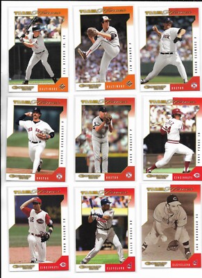 2003 Donruss Team Heroes U-PICK Spivey Murphy Glavine Ripken Palmer Perez Sutton