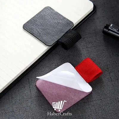Pen Loop / Pencil Holder For Notebooks & Diaries - Self Adhesive - Fits Any Book