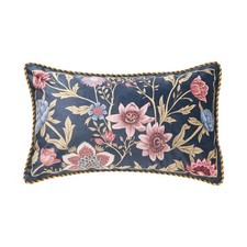 patdrea Designer Rectangle Old School Throw Pillow Cover 12x20 inches,Black V...