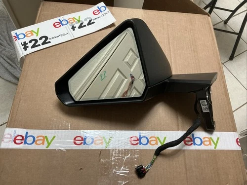 24 25 Tesla Cybertruck Left Driver Side View Mirror Assembly 2037460-00-B LH OEM