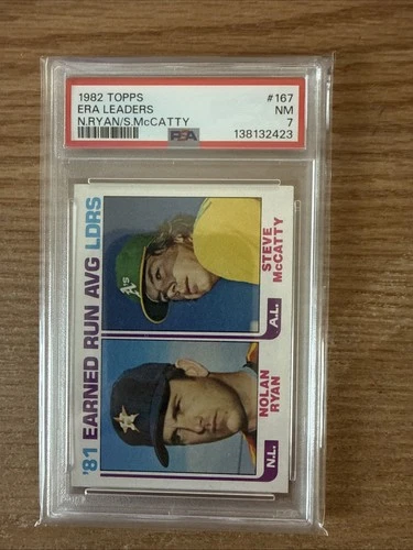1982 Topps - League Leaders Nolan Ryan, Steve McCatty #167