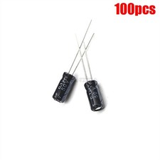 100Pcs 5MM*11MM 50V 0.1UF Radial Electrolytic Capacitor Ic New ck
