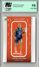 Courtney Williams 2025 WNBA The Logo #LOGO-24 Only 1,447 Made Rare Card PGI 10