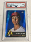 2022 Topps Platinum Anniversary - SHOHEI OHTANI - PSA 9 - Blue Prism Refractor