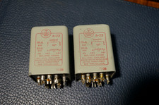2 VINTAGE EARLY UTC A-22 AUDIO OUTPUT INTERSTAGE TRANSFORMERS / MATCHED CODE
