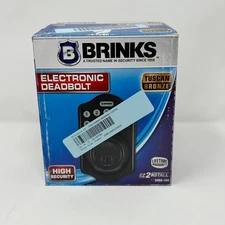 Brinks Electronic Deadbolt Tuscan Bronze Keypad Lock 2686-150 – Pre Owned