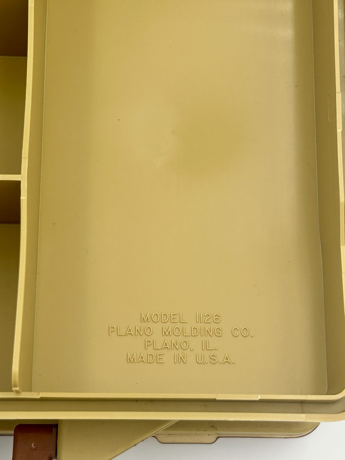 Vintage PLANO Magnum Portable Double Sided Tackle Box #1126, Made In USA!