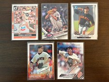 Chris Heston Baseball Card Lot - 5 Cards - San Francisco Giants Pitcher