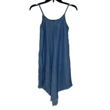 Tucker + Tate Blue Chambray Asymmetrical Dress Kids Size 14