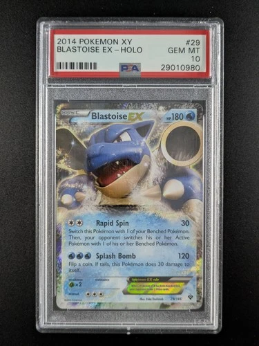 2014 Pokemon XY Base Set BLASTOISE Ultra Rare Holo English 29/146 PSA 10