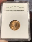 1939-P Lincoln Wheat Cent — photo from another recent sale