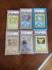 Graded Pokémon TCG Holo Shadowless Lot Nintendo Raichu Charizard Gyarados Blast…