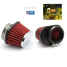Car Cold Air Intake Filter Cone Dry Racing Inlet Filter High Airflow 2.15in