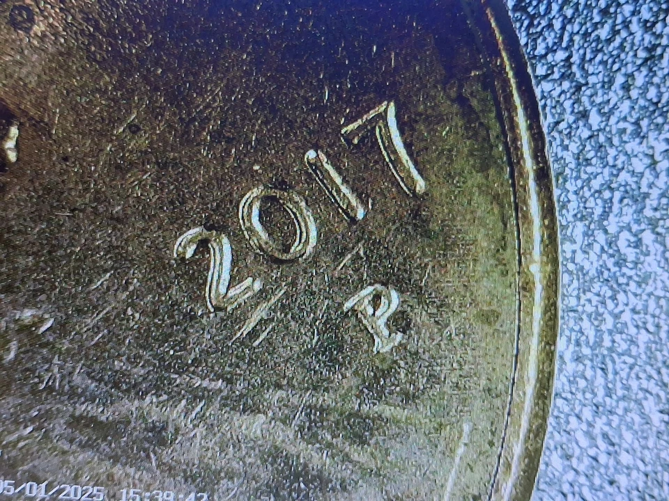 💥2017-P Lincoln Penny Satin RD Doubling, Die Clashes & Break Errors. RARE 🔥 - Image 3 of 4