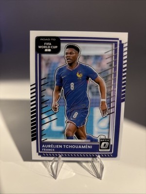 Panini Donruss Road to FIFA World Cup Aurelien Tchouameni Optic #150