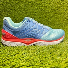 Karhu Fast 7 MRE Womens Size 8.5 Silver Lake Blue Red Running Shoes Sneakers