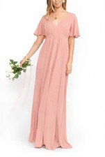 NWT Show Me Your Mumu Emily Empire Maxi Dress XL Pink Bridesmaid Wedding Formal