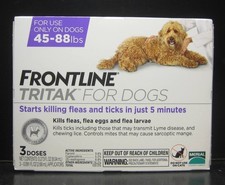 Frontline TriTak for Dogs - Flea, Tick, Lice Control 45-88lbs 6 doses