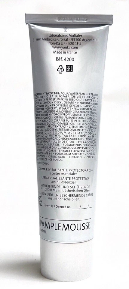 Crema YonKa Pamplemousse Piel Normal-Grasa (3,52 oz / 100 ml) ¡NUEVA/SELLADA/EXP 9/26! Foto 4 de 4