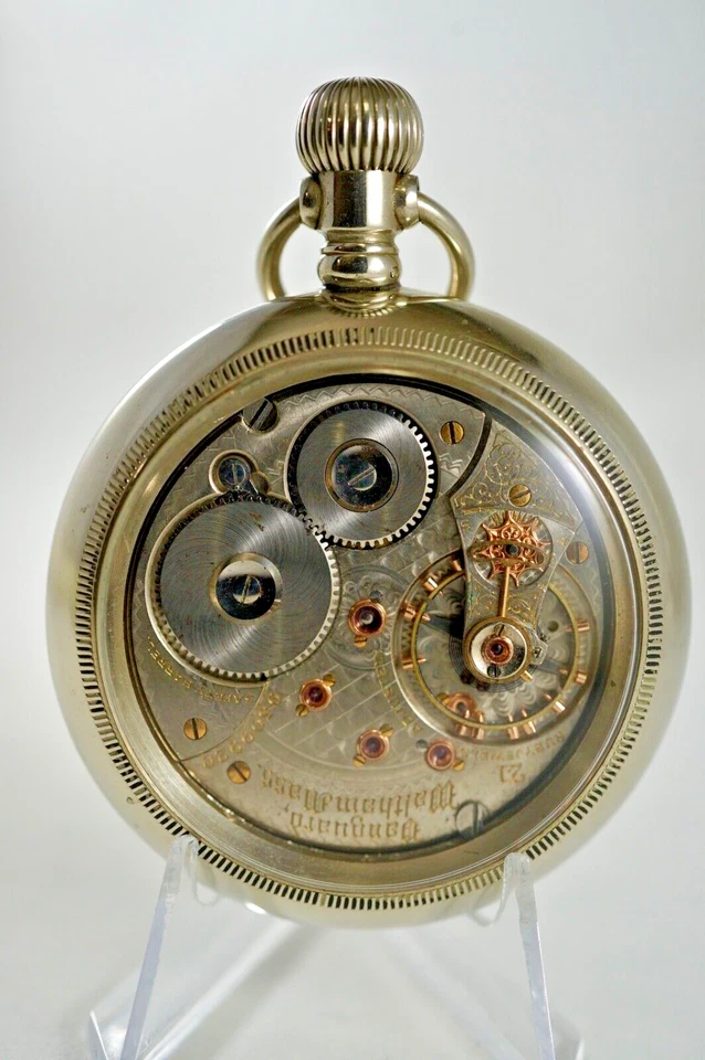 Reloj Bolsillo 1900 Waltham Vanguard Grado Modelo 1892 21J 18S Vitrina Foto 4 de 4