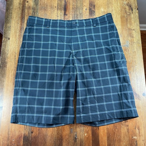 Nike Golf Shorts 36 Dri-Fit Plaid Tech 