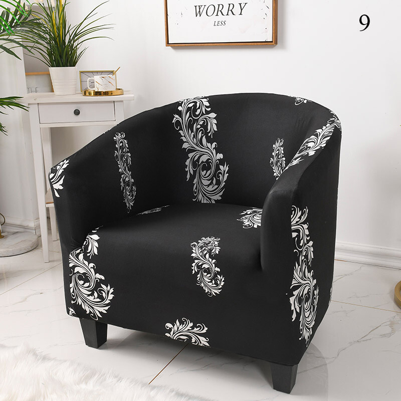 Printed Armchair Sofa Chair Cover Slipcover Protector Stretch Tub Seat