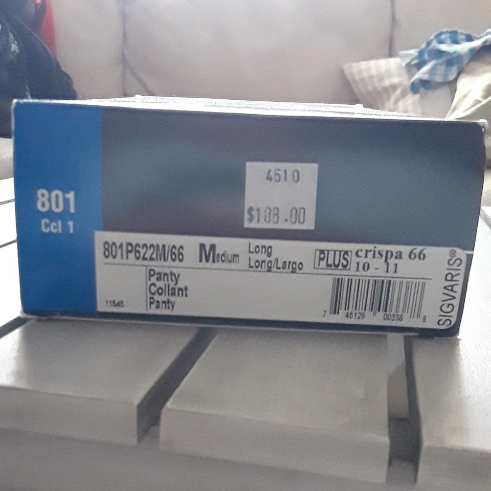 SIGVARIS 801 Mujer’s Plus Pantimedias Largas Medianas Crispa NUEVAS Foto 2 de 4