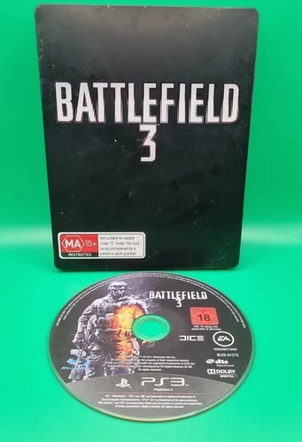 Battlefield 3 PS3 Playstation Game Steelbook Edition - Very Good Condition