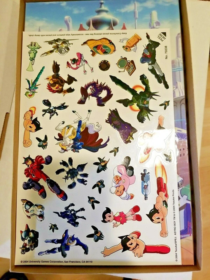 Juego de 37 pegatinas ASTRO BOY Colorforms Stick-ons  Foto 2 de 4