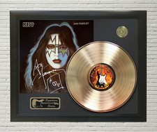 Ace Frehley Framed LP Record Reproduction Signature Display  "M4"