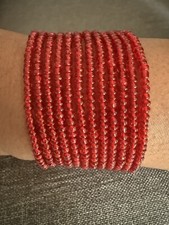 3 pieces African Waist Beads, Size Up To 50 Inches. Tie on.