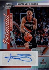 2021-22 Panini Contenders Optic Perennial Contenders Anfernee Simons Auto /99
