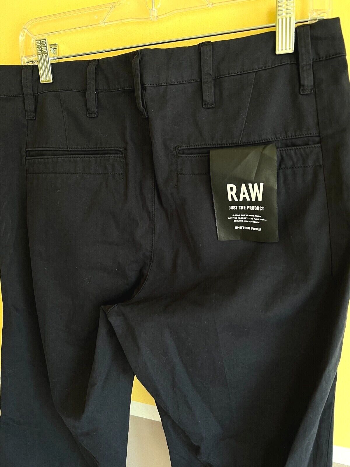 New G-Star Raw Women Bronson Mid Rise Skinny Fit Chino Pants Navy 