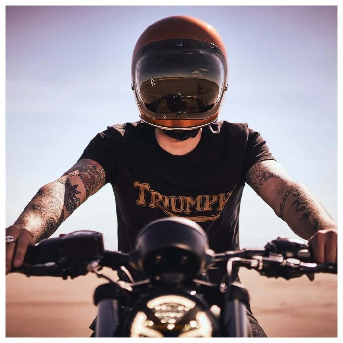 T-shirt TRIUMPH Fork Seal Heritage Logo Tee Nero Black - Imagen 3 de 3