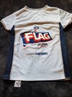 NFL Flag Boys Cowboys T Shirt Blue White V Neck Reversible Size S — photo 4
