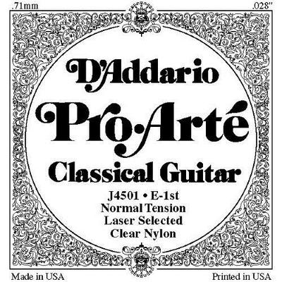 D'Addario J4501 Sngl Clr Nyl 028/J45 1St Norm