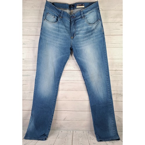 Arturo Calle 34 801 Slim Skinny Jeans Blue Medium Wash Distressed Stretch |  eBay