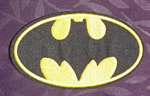 Batman Bat Logo Embroidered Patch Batman Vs Superman Bruce Wayne