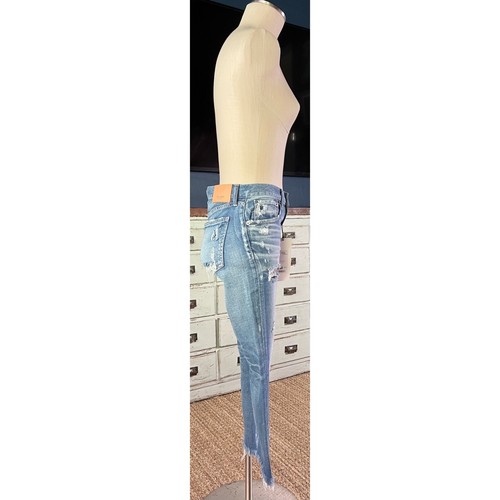 NWT New $369 Moussy Isko Distressed Premium Denim Jeans Size 26 - Picture 8 of 13