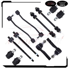 12Pcs Front Ball Joint Sway Bar Steering Tie Rod Fit For 1998-10 11 Ford Ranger