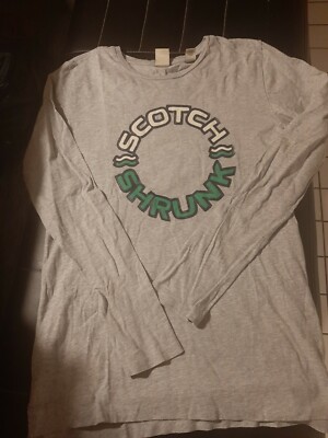 Scotch&Soda Scotch Shrunk Longsleeve 14 GRAU COOL NEUWERTIG 158 164 ANSEHEN!