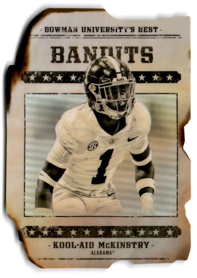 2022 Bowmans Best University Gunslingers Die-Cut GB30 Kool-Aid McKinstry Alabama - Image 3 of 4