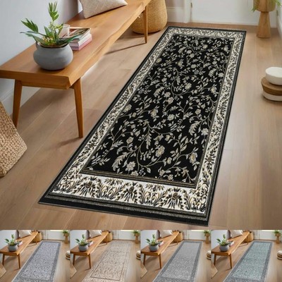 Langer Flur Läufer Teppich Traditionelle Teppiche für Wohnzimmer Küche Indoor Türmatte