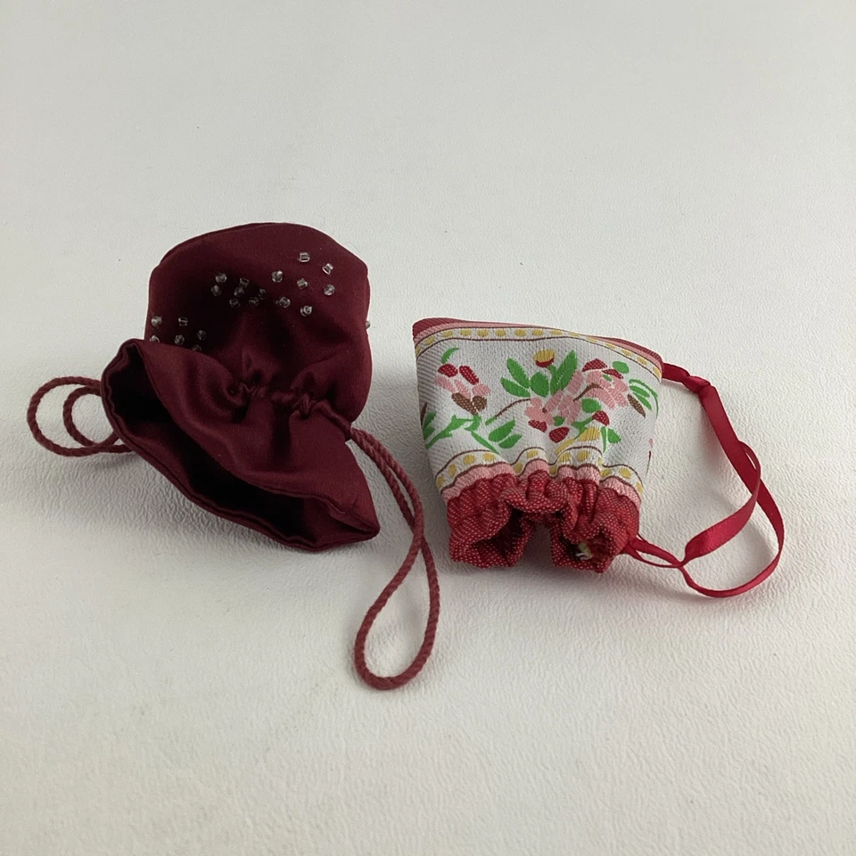 Muñeca American Girl Felicity Cartera con Cordón Granate Bolso de Vacaciones Accesorios 2005 Foto 4 de 4