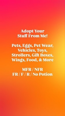 Adopt Your Stuff From Me! Rare Mega Neon Pets (MNP/MR/MF/MFR)