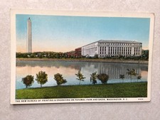 O1457 Vintage Postcard New Bureau of Engraving and Printing, Washington DC