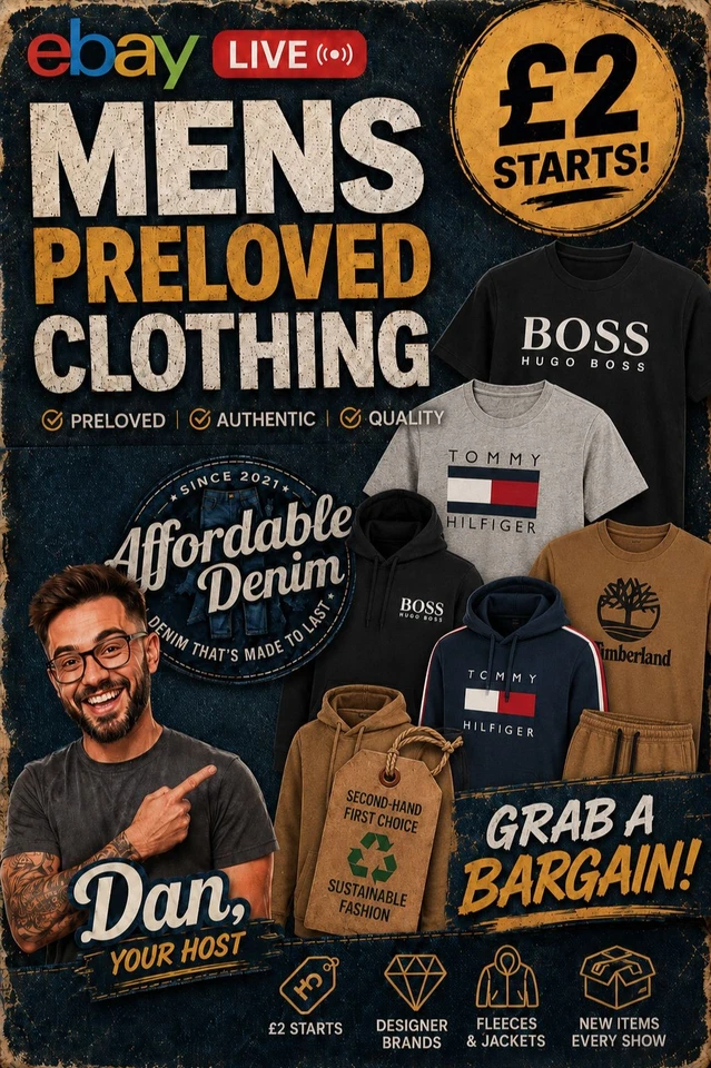 ⚡ £2 STARTS ⚡ TOMMY | HUGO BOSS | NORTH FACE | BERGHAUS | NIKE |  ADIDAS